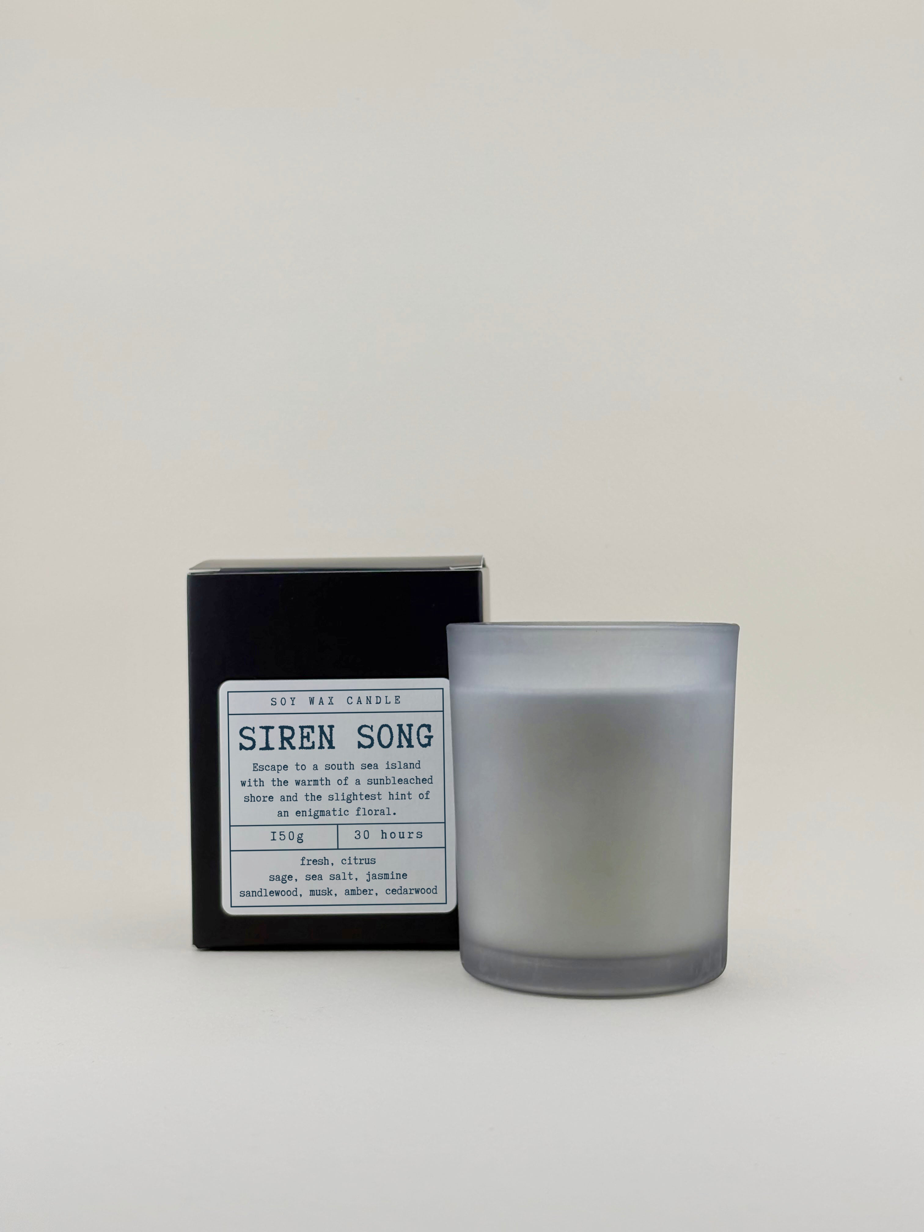 siren song medium soy candle