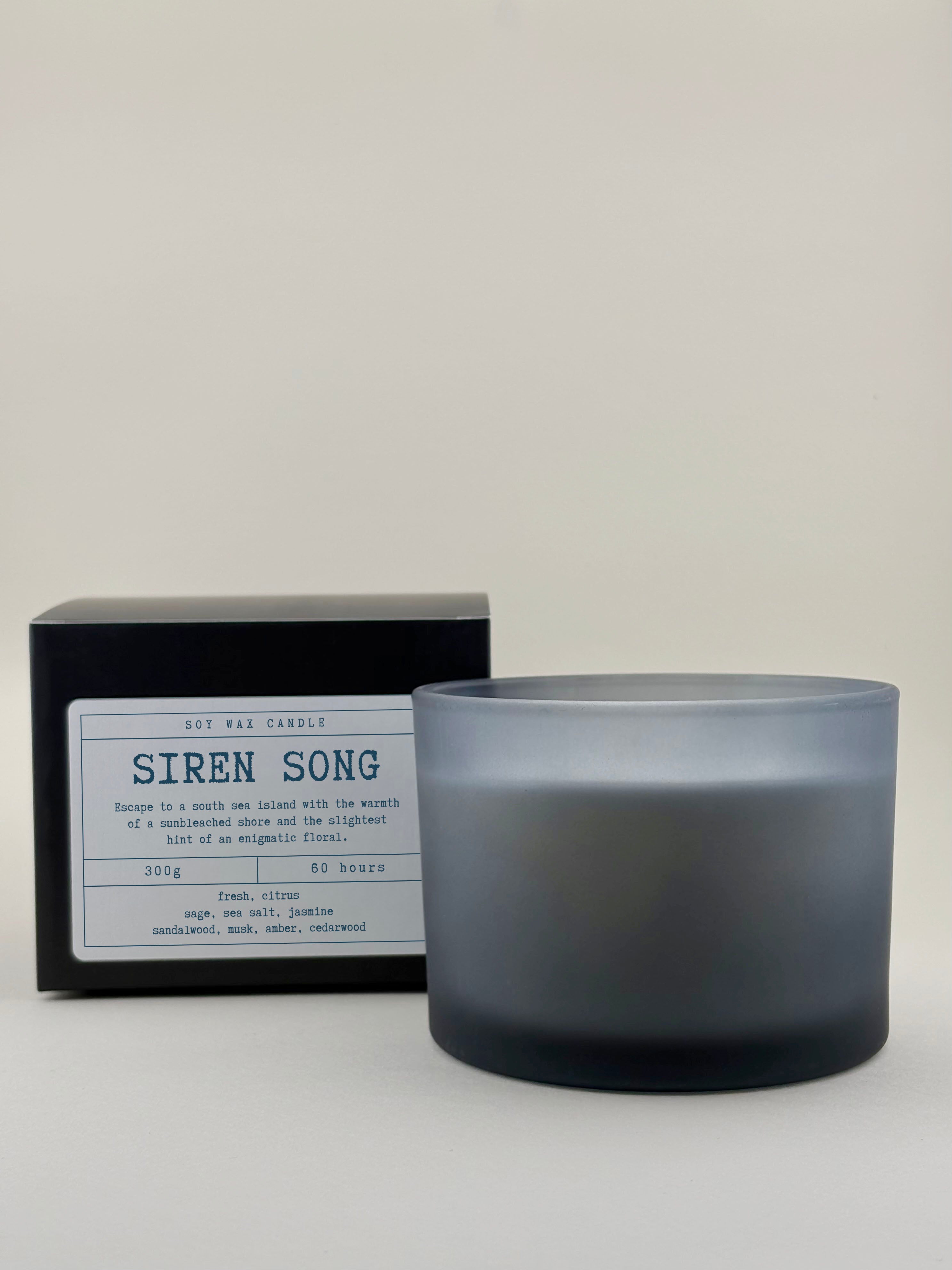 siren song large soy candle